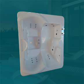 Spa Quadrado Cancun COMPLETO com hidro em acrílico