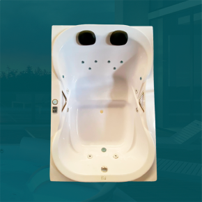 Banheira Dupla Saara COMPLETA com hidro em acrílico