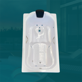 Banheira Retangular Gênova COMPLETA com hidro