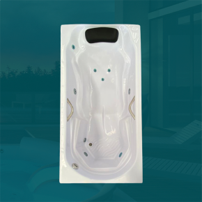 Banheira Retangular Ágata COMPLETA com hidro