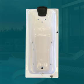 Banheira Retangular Manaus COMPLETA com hidro