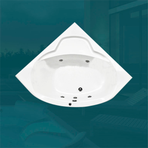 Banheira de Canto Santa Mônica com Hidro em acrílico