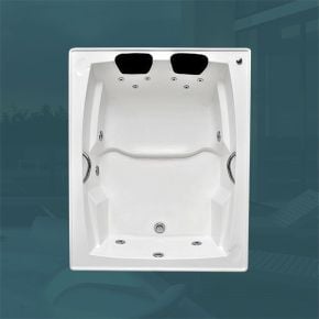 Banheira Dupla Austria COMPLETA com hidro em acrílico