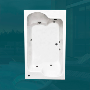 Banheira Dupla Cancún com hidro em acrílico