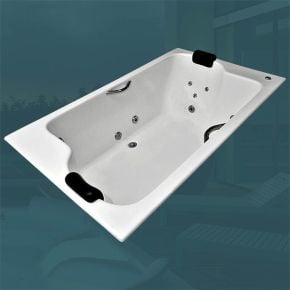Banheira Dupla Cancún COMPLETA com hidro em acrílico