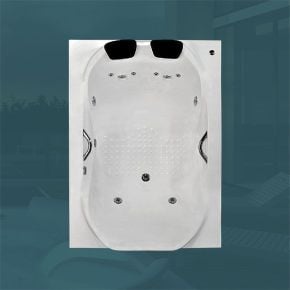 Banheira Dupla Firenze COMPLETA com hidro em acrílico