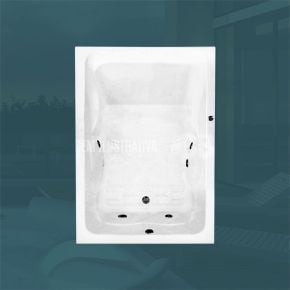 Banheira Dupla Hippolyte com hidro em acrílico