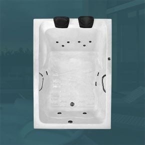 Banheira Dupla Hippolyte COMPLETA com hidro em acrílico