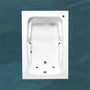 Banheira Dupla Madrid com hidro em acrílico