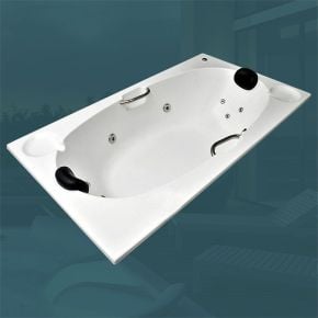 Banheira Dupla Paris COMPLETA com hidro em acrílico