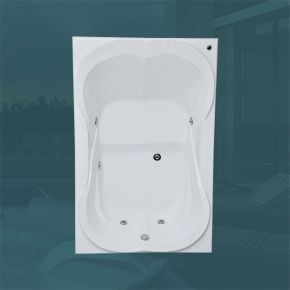 Banheira Dupla Saara com hidro em acrílico