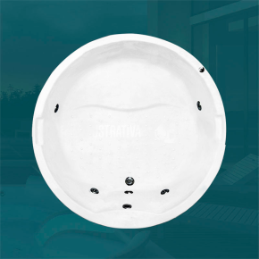 Banheira Redonda Caribe com hidro