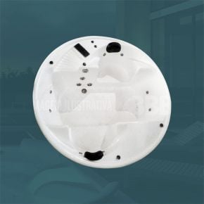 Banheira Redonda Holanda COMPLETA com hidro