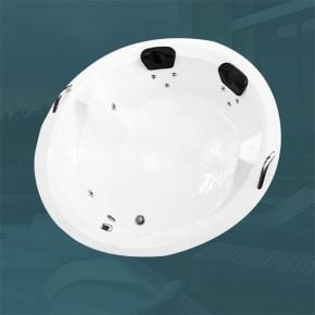 Banheira Redonda Majory COMPLETA com hidro