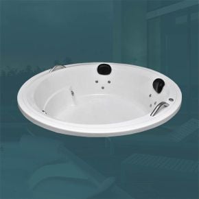 Banheira Redonda Malibu COMPLETA com hidro
