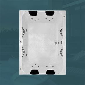 Banheira Retangular Denizard COMPLETA com hidro