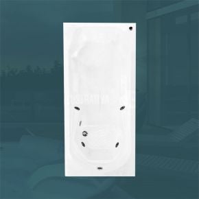 Banheira Retangular Ágata com hidro em acrílico