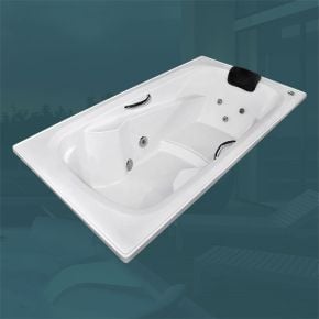 Banheira Retangular Ilhéus COMPLETA com hidro