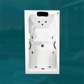 Banheira Retangular Marcelle COMPLETA com hidro