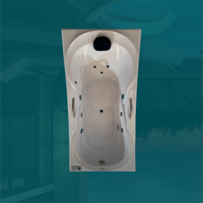 Banheira Retangular Dubai COMPLETA com hidro