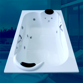 Banheira Dupla Rivail COMPLETA com hidro em acrílico