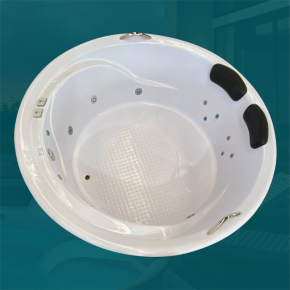 Banheira Redonda Havaí COMPLETA com hidro em acrílico