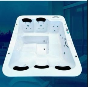 Spa Retangular Rio de Janeiro COMPLETO com Hidro em Gel Coat